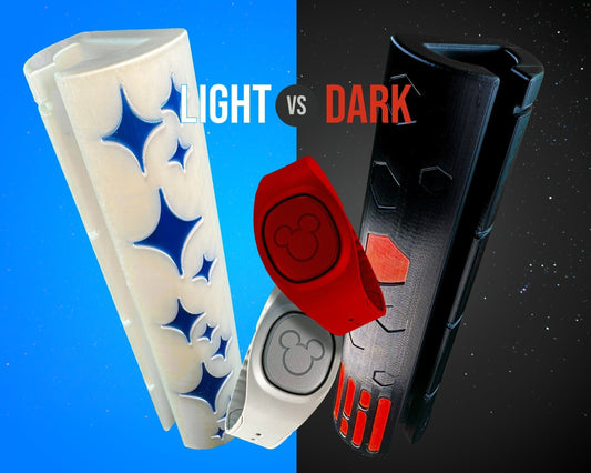 Celebrate May the 4th with Our Light vs. Dark MagicBand+ Charging Towers!