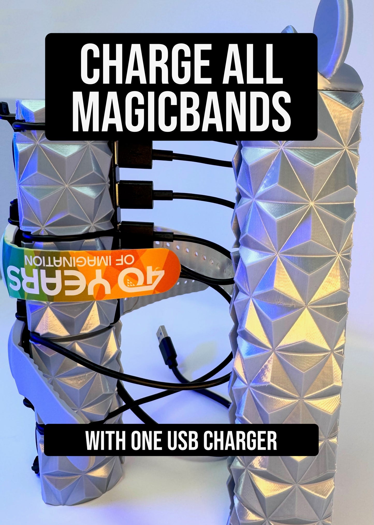 Geometric MagicStand Charging Tower for MagicBand+