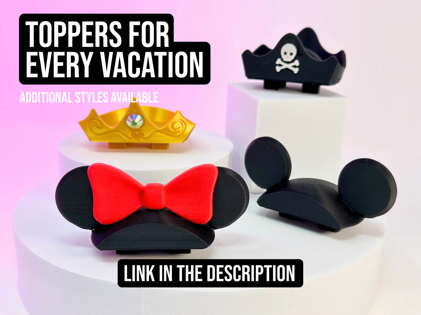 Mouse Ear Toppers for MagicStand Charging Tower