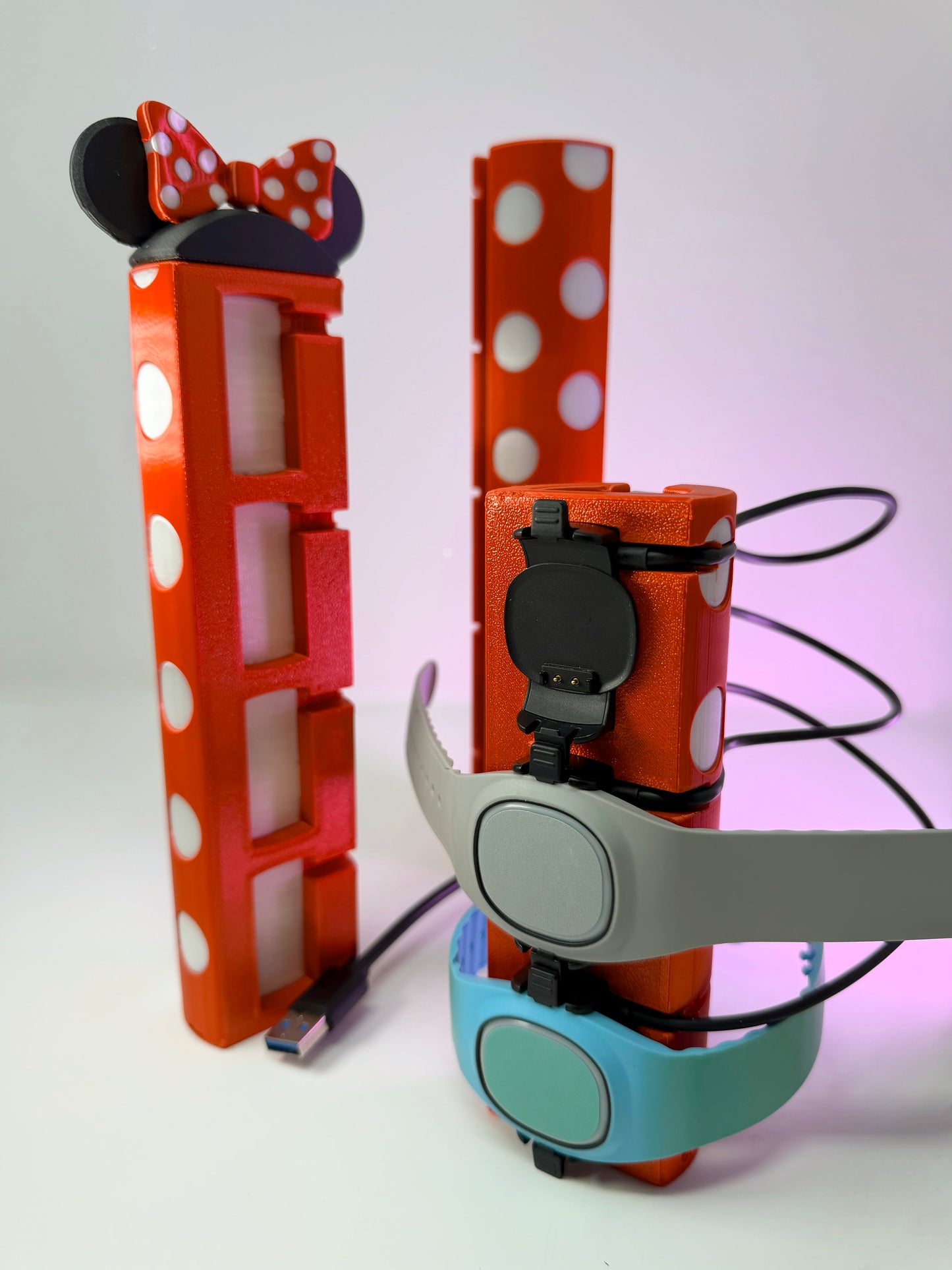 Polka Dot MagicStand Charging Tower for MagicBand+