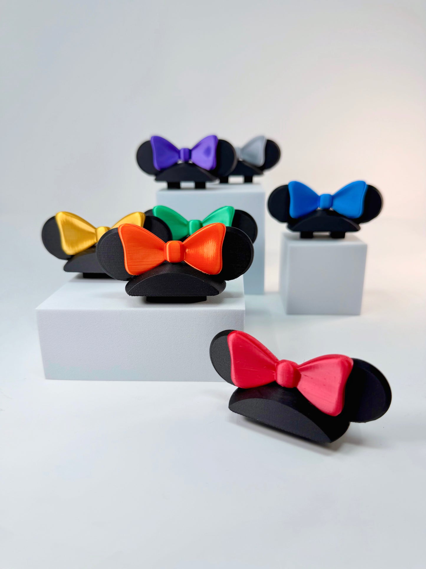 Mouse Ears with Bow Toppers for MagicStand