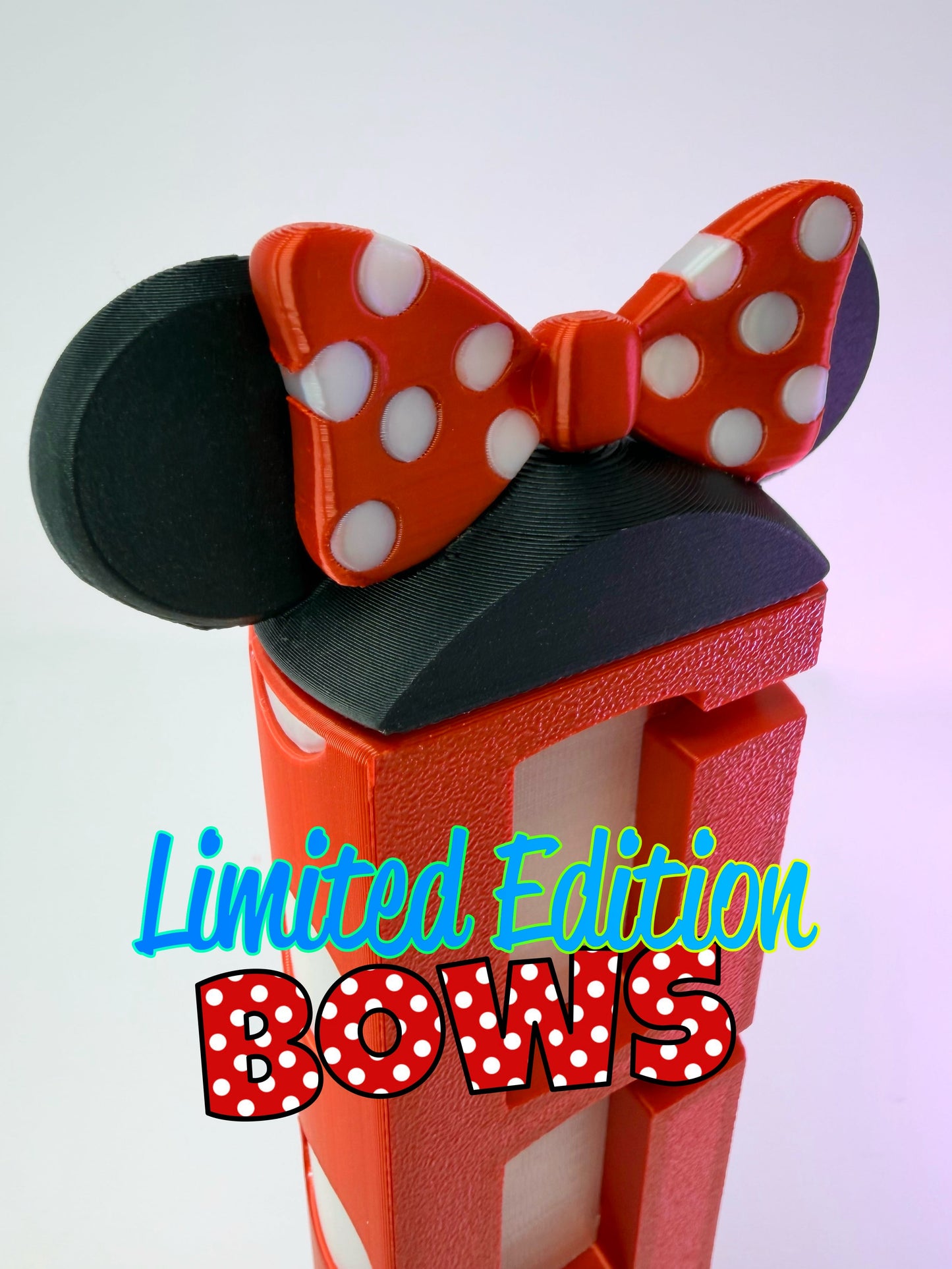 Mouse Ears with Bow Toppers for MagicStand